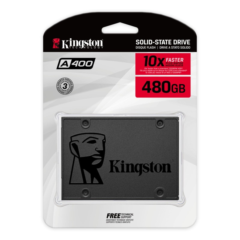 Disco Estado Sólido Kingston A400 480GB 2.5"
